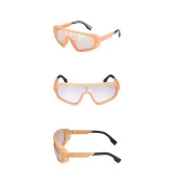 Sunglasses Multicolor Oversized Mirror One Piece Sport Style Windproof Eyewear