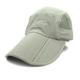UV Protection Wide Brim Sun Hat With Detachable Peaked Cap