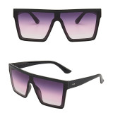Sunglasses Multicolor Square Oversized UV Protection Vintage Retro Flat Top With Frame