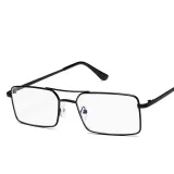 Transparent Sunglasses Rectangle Frame UV Protection Fashion Square Tinted Lens Vintage Sun Glasses