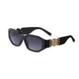 Sunglasses Small Square Retro Wide Frame Eyewear
