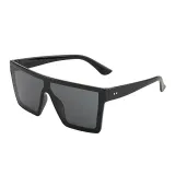 Sunglasses Multicolor Square Oversized UV Protection Vintage Retro Flat Top With Frame