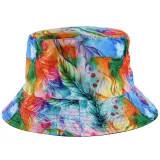Double-Side Reversible Sunhat Tie Dye Bucket Cap