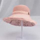 Outdoor Big Brim Cotton And Linen Sun Hat Fisherman Hat