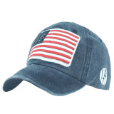 American Flag Cap With Sunscreen Baseball Cap
