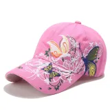Sequin Butterfly Embroidered Cap Sunscreen Baseball Cap