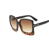 Sunglasses Square Oversized UV Protection Retro With Wide Frame Unisex