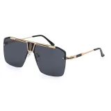 Sunglasses Square Oversize Classic Aviator UV Protection Goggle