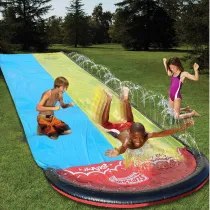 Water Slide Bed Double Surfboard Swimming Pool Outdoor Water Toys Crash Pad