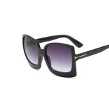 Sunglasses Square Oversized UV Protection Retro With Wide Frame Unisex