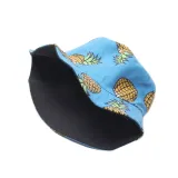Double-Sided Reversible Sunhat Fruit Pineapple & Banana Bucket Cap