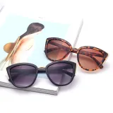 Sunglasses Trendy Cateye UV Protection Vintage With Golden Frame Shades