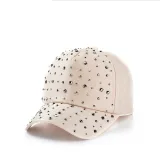 Bright Diamond Rhinestone Cap And Sunscreen Baseball Cap