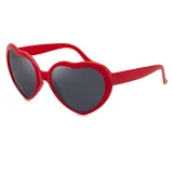 Sunglasses Fashion Oversized Heart Shaped Retro Cute Eyewear UV400