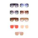 Sunglasses Square Lens Aviators Goggles UV400 With Large Frame Shades