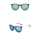 Gradual Sunglasses Multicolor Round Bottom Sport Sunglasses Retro Flat Top With Frame