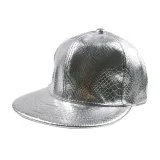 Snake Print Peaked Cap Solid Color Hip-Hop Baseball Cap