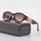 Sunglasses Small Square Retro Wide Frame Eyewear