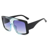 Sunglasses Square Lens Aviators Goggles UV400 With Large Frame Shades