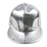 Snake Print Peaked Cap Solid Color Hip-Hop Baseball Cap