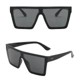 Sunglasses Multicolor Square Oversized UV Protection Vintage Retro Flat Top With Frame