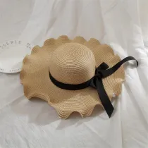 Beach Flower Sun Hat With Big Brim