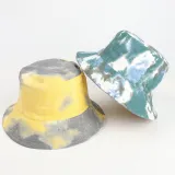 Double-Sided Reversible Sunhat Tie Dye Basin Cap