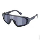 Sunglasses Multicolor Oversized Mirror One Piece Sport Style Windproof Eyewear