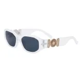 Sunglasses Small Square Retro Wide Frame Eyewear