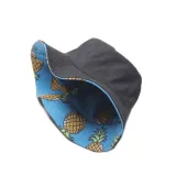 Double-Sided Reversible Sunhat Fruit Pineapple & Banana Bucket Cap