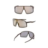 Sunglasses Multicolor Oversized Mirror One Piece Sport Style Mirrored Lens Eyewear