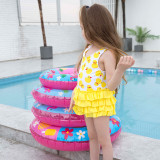 Toddler Kids Pool Floats Inflated Swimming Rings Flamingo Swimming Circle