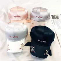 Embroidery Flower Cap Fashion Sports Baseball Cap