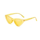 Sunglasses Multicolor Triangle Funny Retro Vintage Narrow Cat Eye Shade With Frame