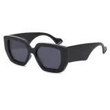 Sunglasses Retro Square Oversized Frame Wide Glasses Legs Retro Eyewear