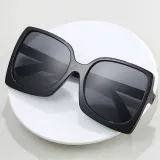 Sunglasses Square Oversized UV Protection Retro With Wide Frame Unisex