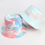 Double-Sided Reversible Sunhat Tie Dye Basin Cap