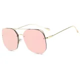 Sunglasses Metal Irregular rhombus Lens Frame Aviator Eyewear