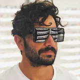 Sunglasses Square Oversized UV Protection Retro Flat Top With Frame Unisex