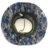 Camouflage Net Fisherman Hat Foldable Breathable Sun Hat