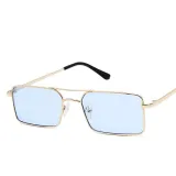 Sunglasses Rectangle Frame UV Protection Fashion Square Tinted Lens Vintage Sun Glasses