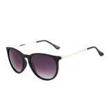 Gradual Sunglasses Multicolor Round Bottom Sport Sunglasses Retro Flat Top With Frame