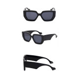 Sunglasses Retro Square Oversized Frame Wide Glasses Legs Retro Eyewear