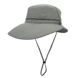 Summer UV Protection Outdoor Sunhat Wide Brim Peaked Fishing Cap