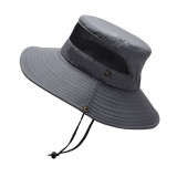 Outdoor Breathable Sun Hat Big Brim Fisherman Hat