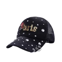 Mesh Letter Cap With Sunscreen Baseball Cap