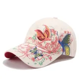 Sequin Butterfly Embroidered Cap Sunscreen Baseball Cap