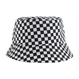 Double-Side Reversible Sunhat Pattern Bucket Cap