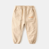 Kids Boys Unisex Pocket Casual Trousers