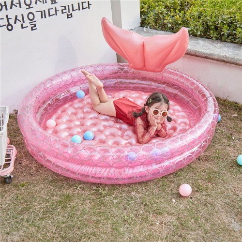 Inflatable Mermaid Baby Round Above Ground Swimming Pool